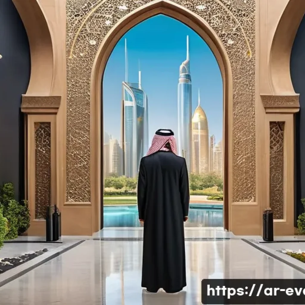 이벤트기획 관련 자격증 종류 - **"A confident and impeccably dressed Arab professional (either male or female, wearing modern, mode...