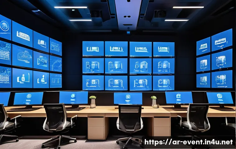이벤트기획에 적합한 CRM 도구 - A modern event management control room with a diverse team of Arabic professionals coordinating a la...